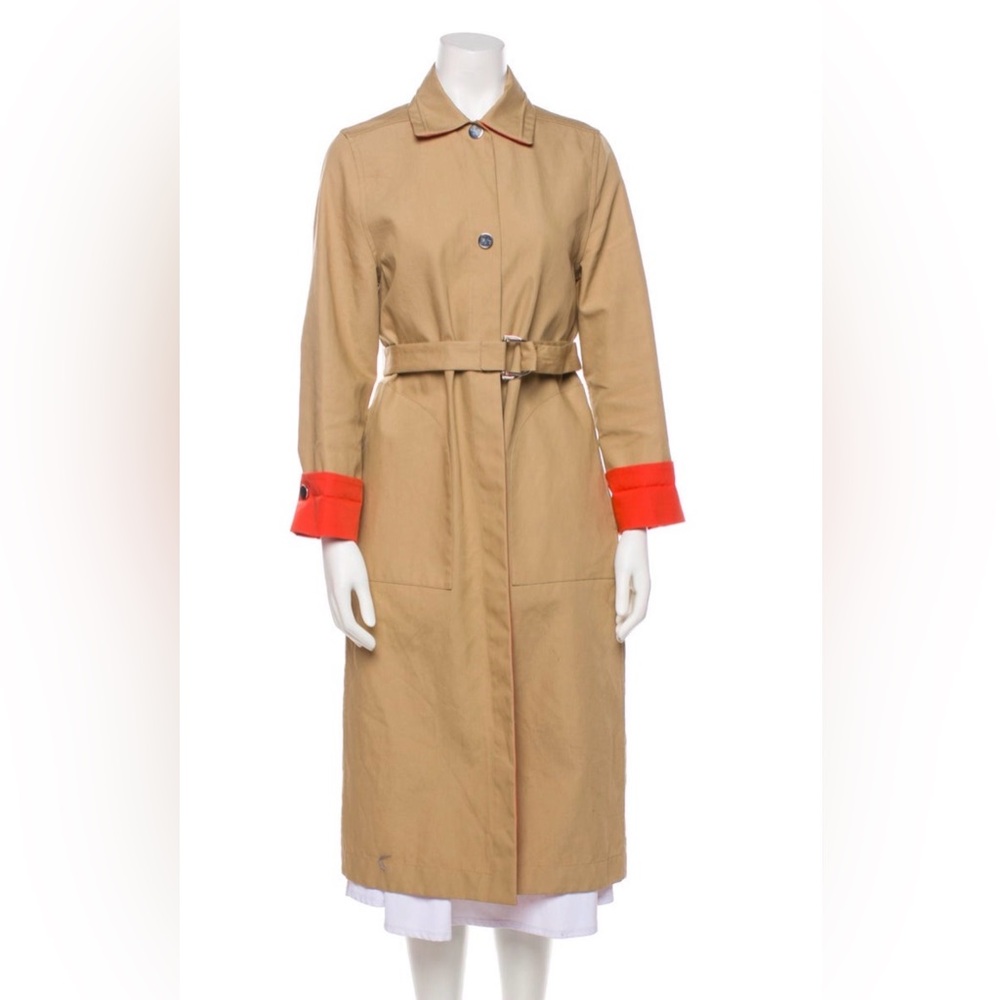 Maje Tan Trench Coat reversible Orange color. *belt not included*